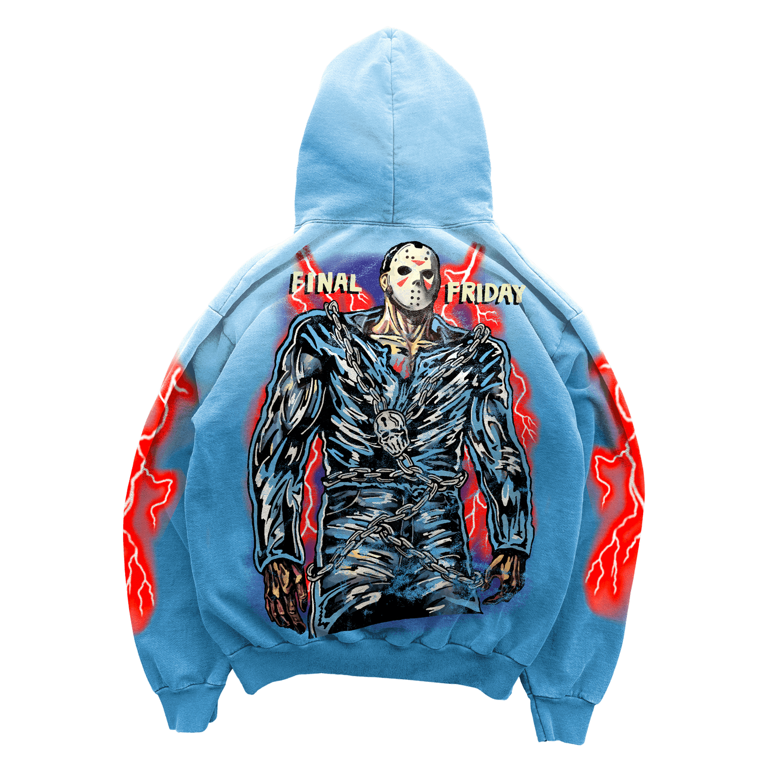 Final Friday Hoodie - Sunfaded Blue