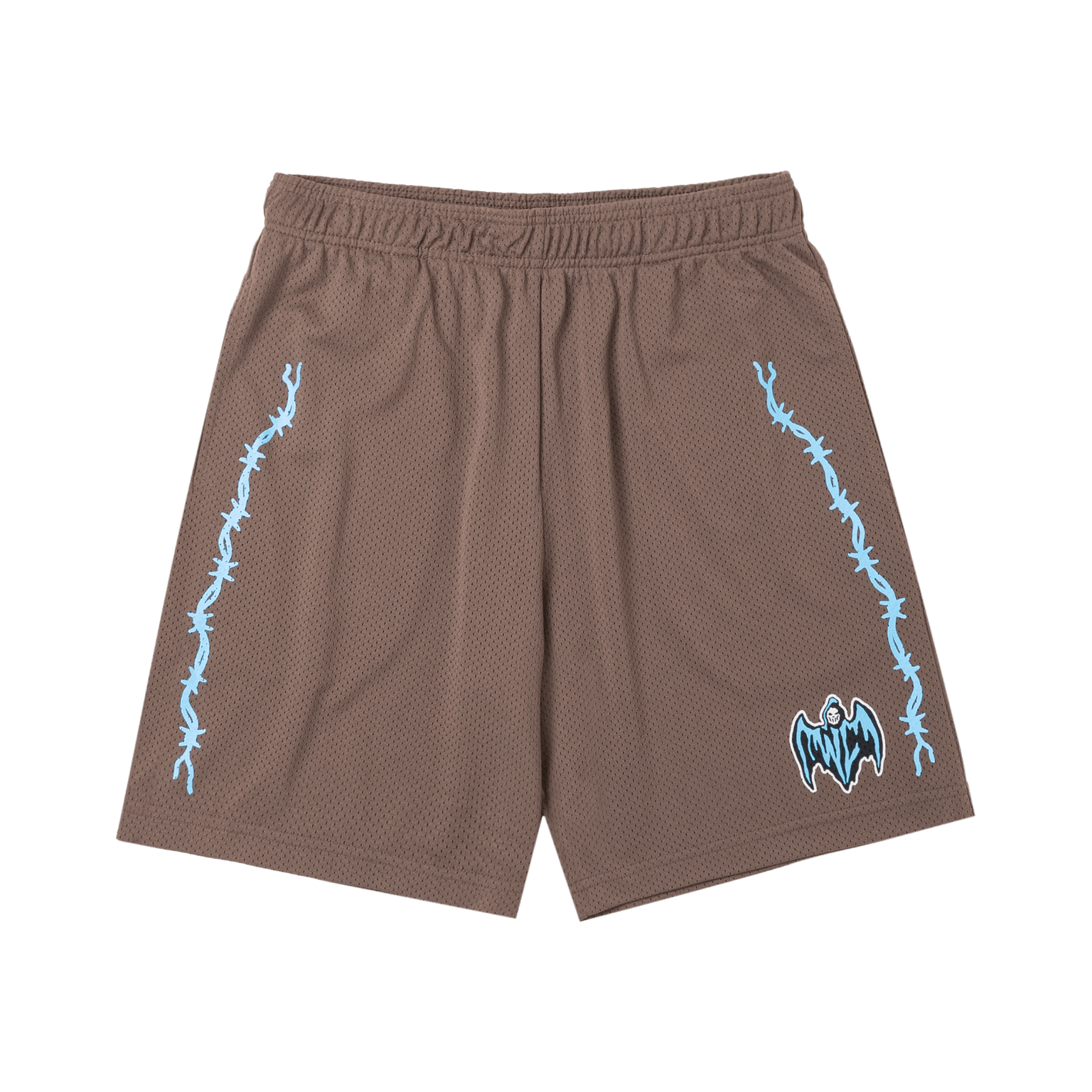 Bat Reaper Mesh Shorts - Faded Brown