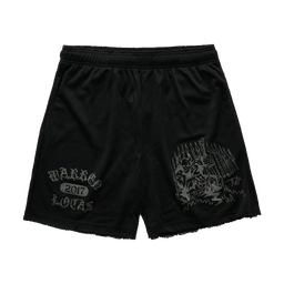 Demon Guard Mesh Shorts - Black