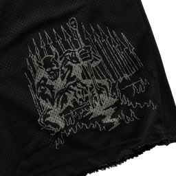 Demon Guard Mesh Shorts - Black