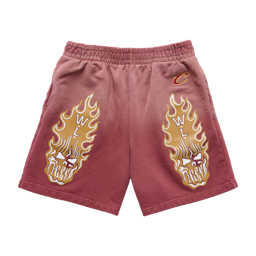 Cleveland Cavaliers Flaming Skull Shorts